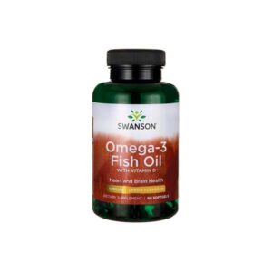 Omega-3 zivju eļļa ar Vitamīnu D - 60 kapsulu