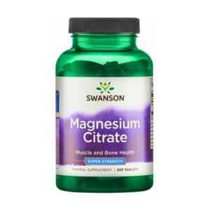 Magnija citrāts, 225 mg īpaši stiprs - 240 tabletes
