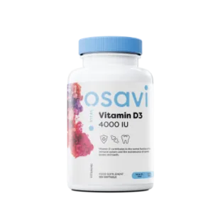 Vitamīns D3, 4000IE - 120 kapsulu - Osavi