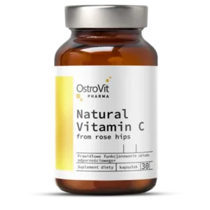 Dabisks Vitamīns C no rose hips (melleņu) - 30 kapsūlas - OstroVit Pharma