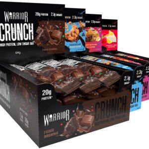 Warrior Crunch proteīnbarnāni 12 x 64g