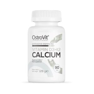 OstroVit Vitamīns D3 + K2 + Kalcijs 90 tabletes