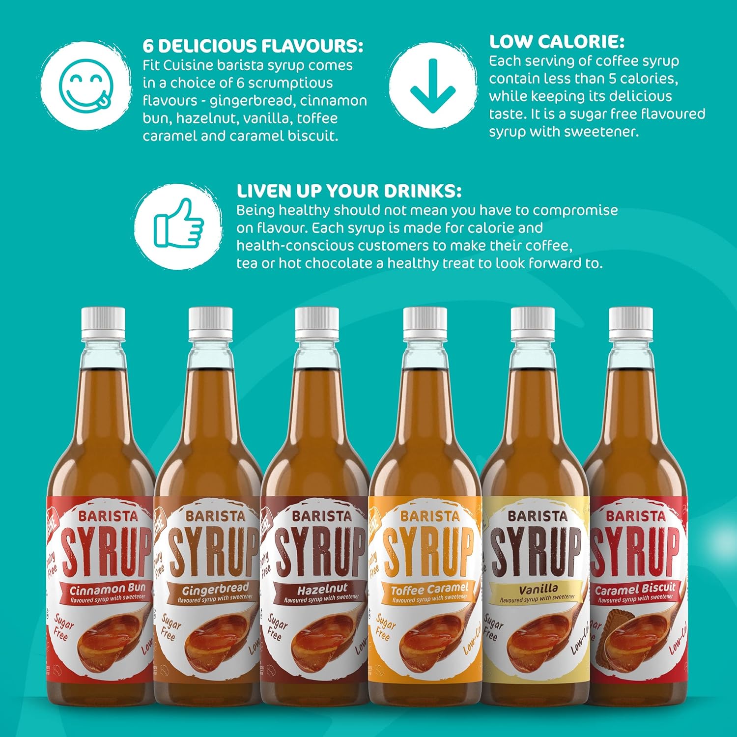 APPLIED NUTRITION Cuisine suhkruvaba siirups 1L - Image 3