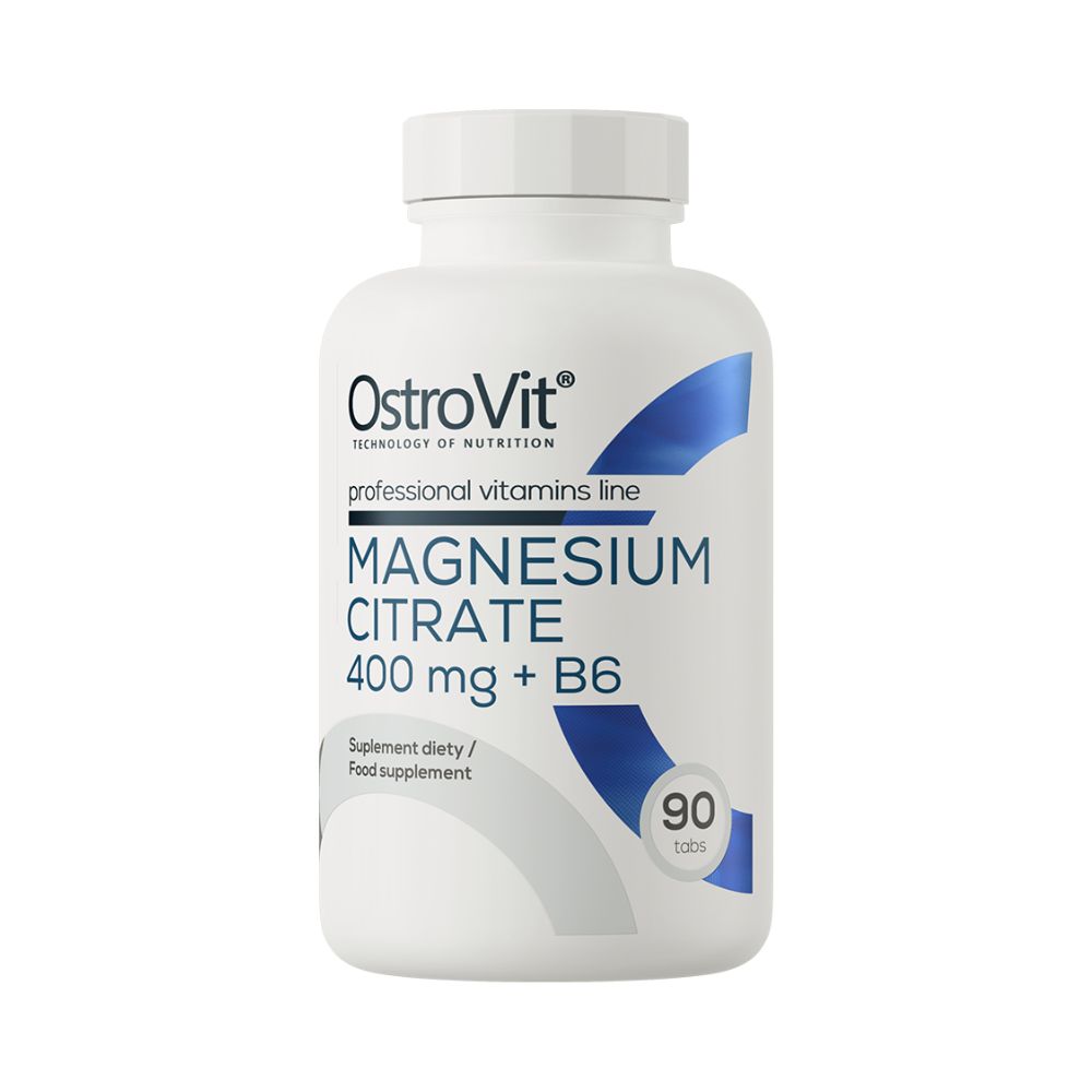 OstroVit Magnēzija citrāts 400mg + B6 - 90 tabletes