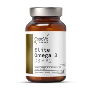 OstroVit Elite Omega3 - D3 + K2 - 30 kapsulas