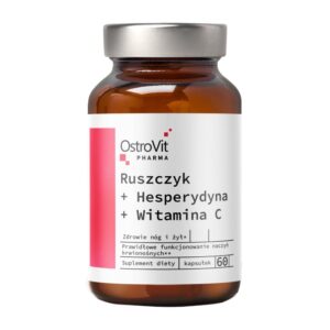 OstroVit Pharma Ruscus + Hesperidīns + C vitamīns - 60 kapsulas