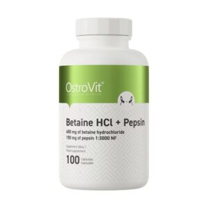 OstroVit Betaiin HCl + Pepsiin 100 kapsules