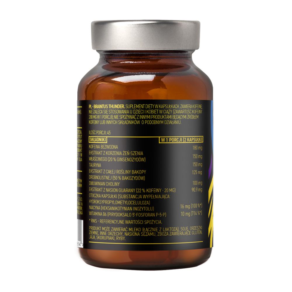 OstroVit Braintus Thunder 90 kapsulas - Image 2