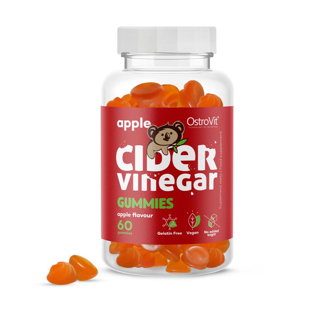 OstroVit ābolu sidra etiķa želejkonfektes 60 gab.