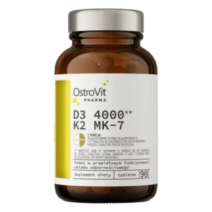 OstroVit Pharma D3 4000 IU + K2 MK-7 90 tableti