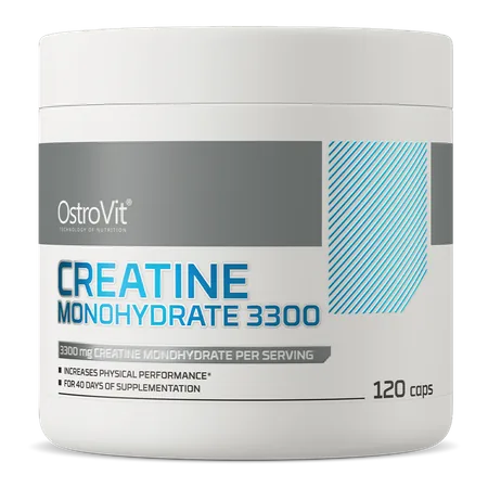 OstroVit kreatīna monohidrāts 3300 mg 120 kapsulas