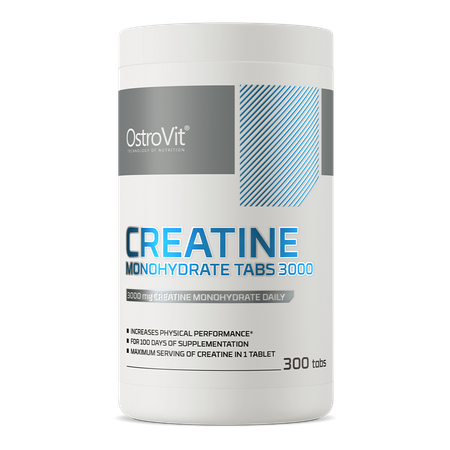 Kreatīna monohidrāts 3000 mg - 300 tabletes
