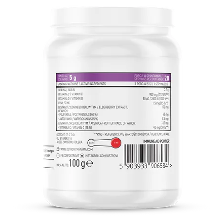 Immune Aid KIDS pulveris 100G - vaariņš - Image 2
