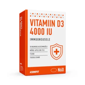 ICONFIT D3 vitamīns imunitātei 4000 SV - 60 kapsulas
