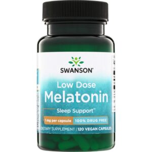 Swanson melatonīns 1 mg 120 kaps.