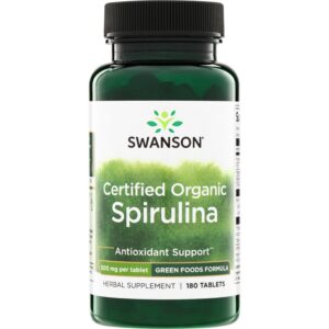 Swanson Spirulina 500 mg 100 tabletes