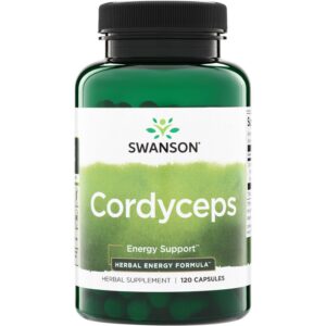 Swanson Cordyceps 120 kapsulas.