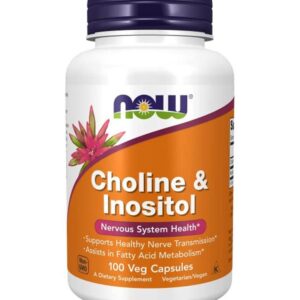 NOW Holīns + Inozitols 100 kaps.