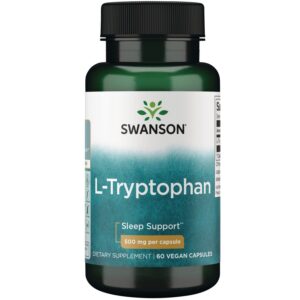 Swanson triptofāns 500 mg 60 kapsulas.