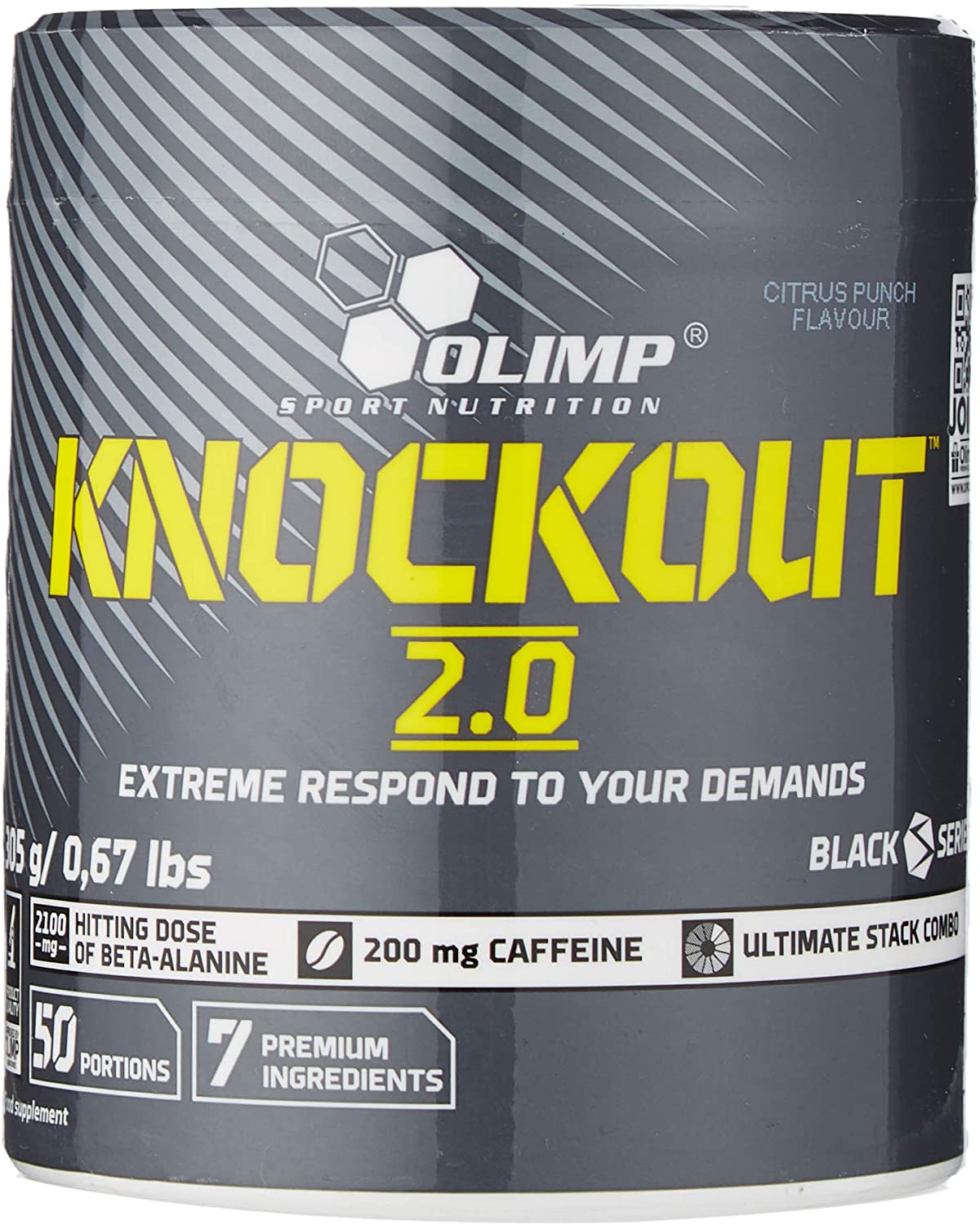 Olimp Knockout 2.0 305g Citrusaugļu punšs