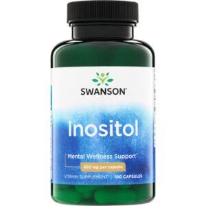 Swanson Inositol 100 kapsulas.