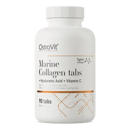 OstroVit Marine Collagen + Hyaluronic Acid + Vitamin C 90 tabletti