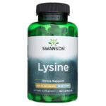 Swanson lizīns 500 mg 100 kapsulas.