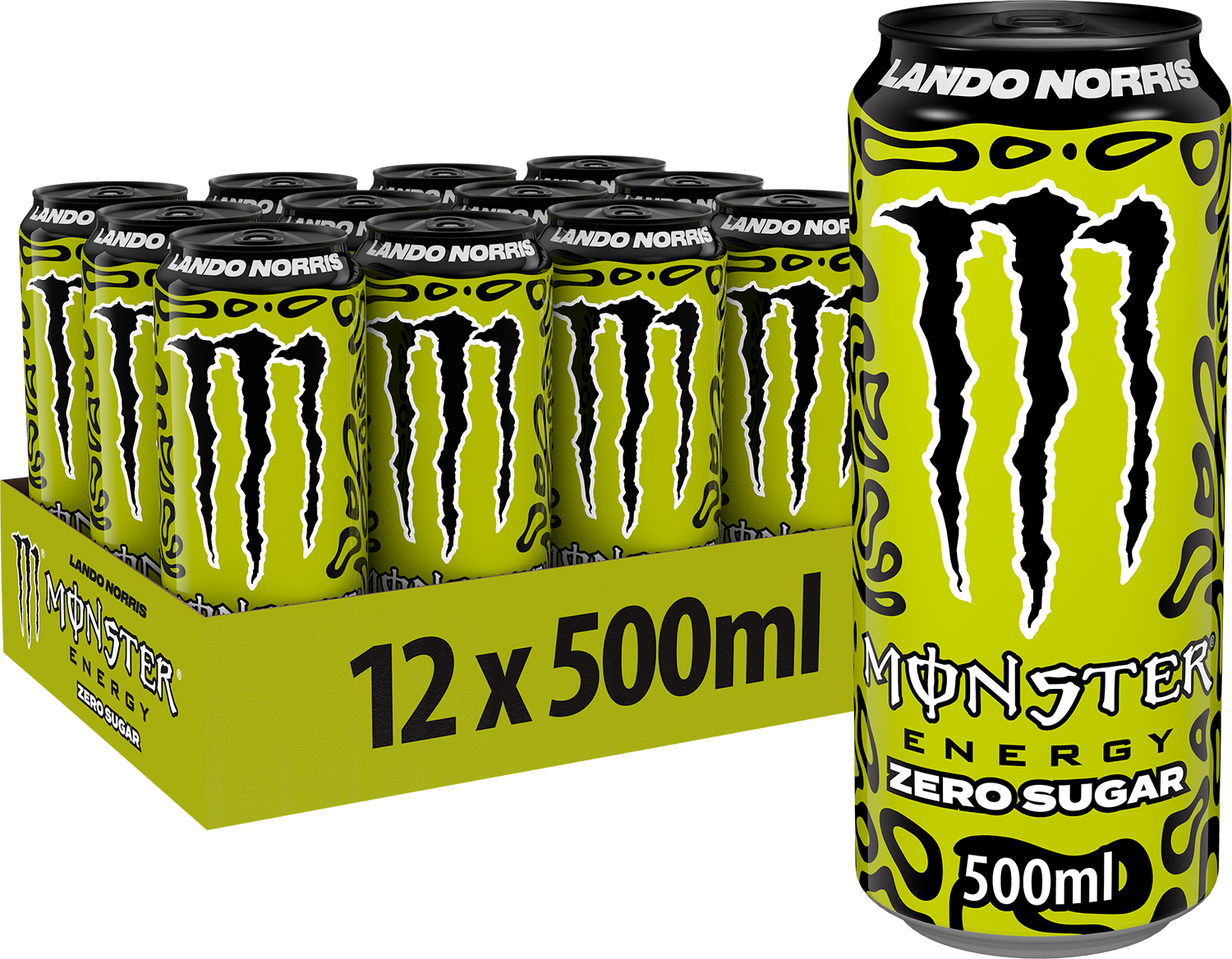 Monster Energy Lando Norris Zero Sugar - 12 x 500 ml
