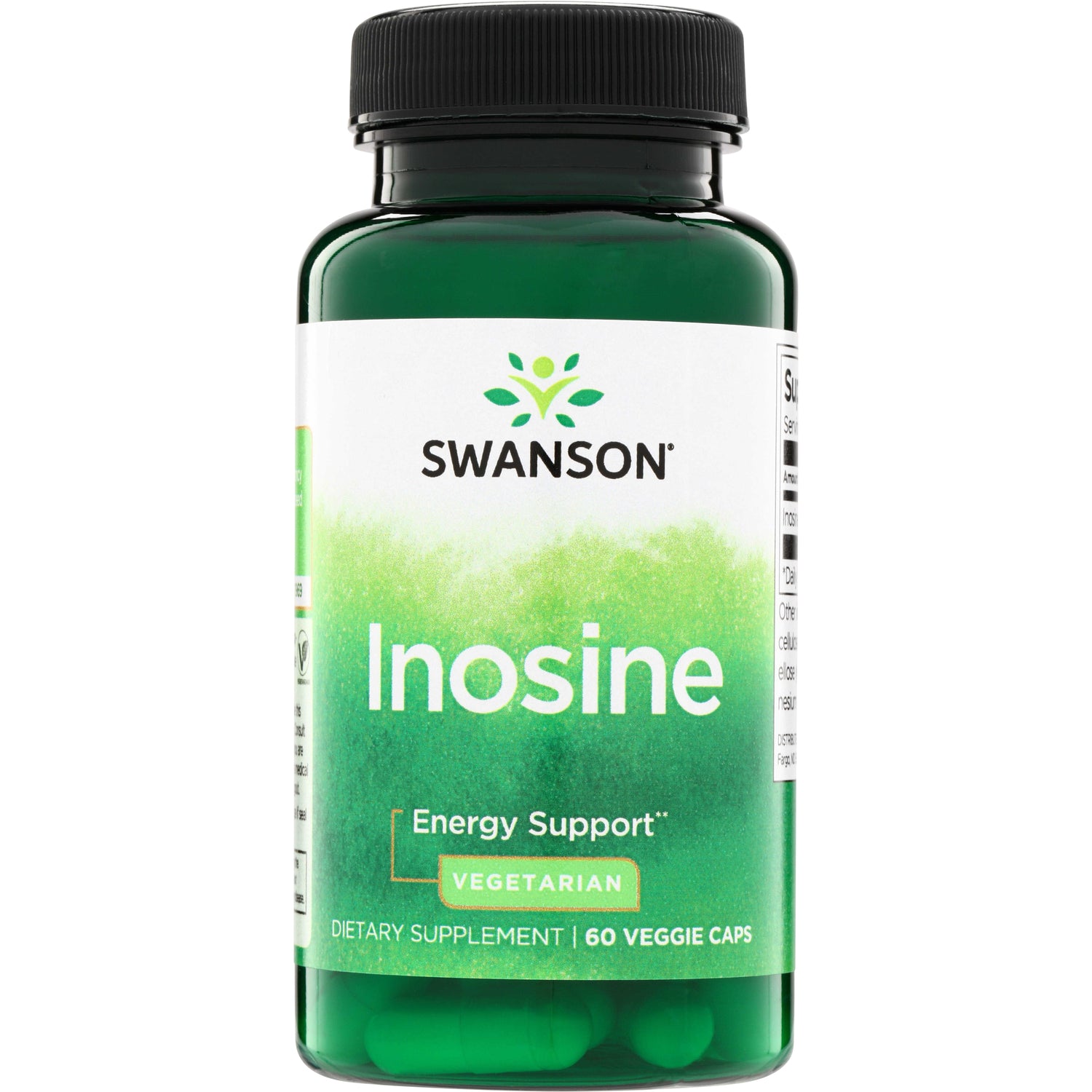Swanson Inulin 500 mg 60 Capsules
