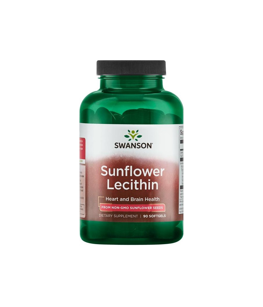 Swanson Sunflower Lecithin 1200 mg 90 Softgels