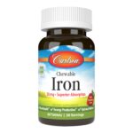 Carlson Chewable Iron dzelzs 30 mg - 60 košļājamās tabletes