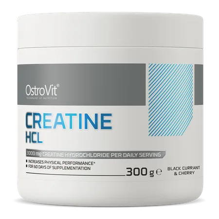 OstroVit kreatīna HCl 300 g (upeņu-ķiršu)