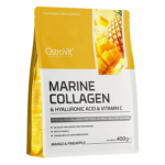 OstroVit Jūras kolagēns + Hialuronskābe + C vitamīns 400 g (mango-ananāss)