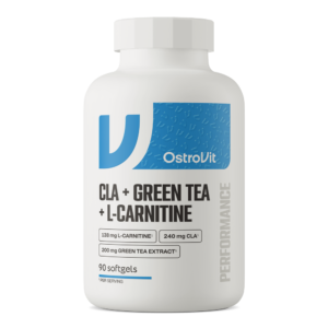 OstroVit CLA + zaļā tēja + L-karnitīns – 90 kapsulas