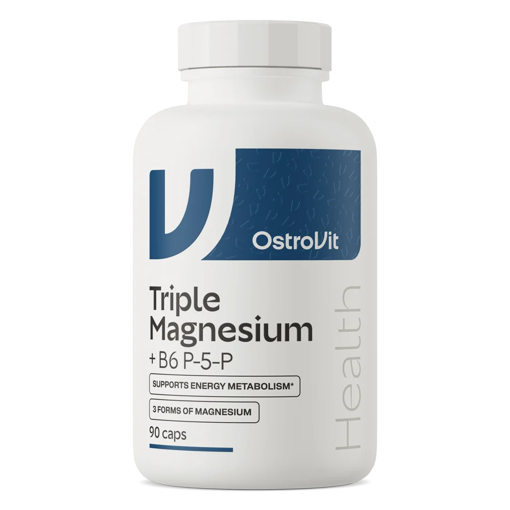 OstroVit Triple Magnesium + B6 P-5-P – 90 kapslit